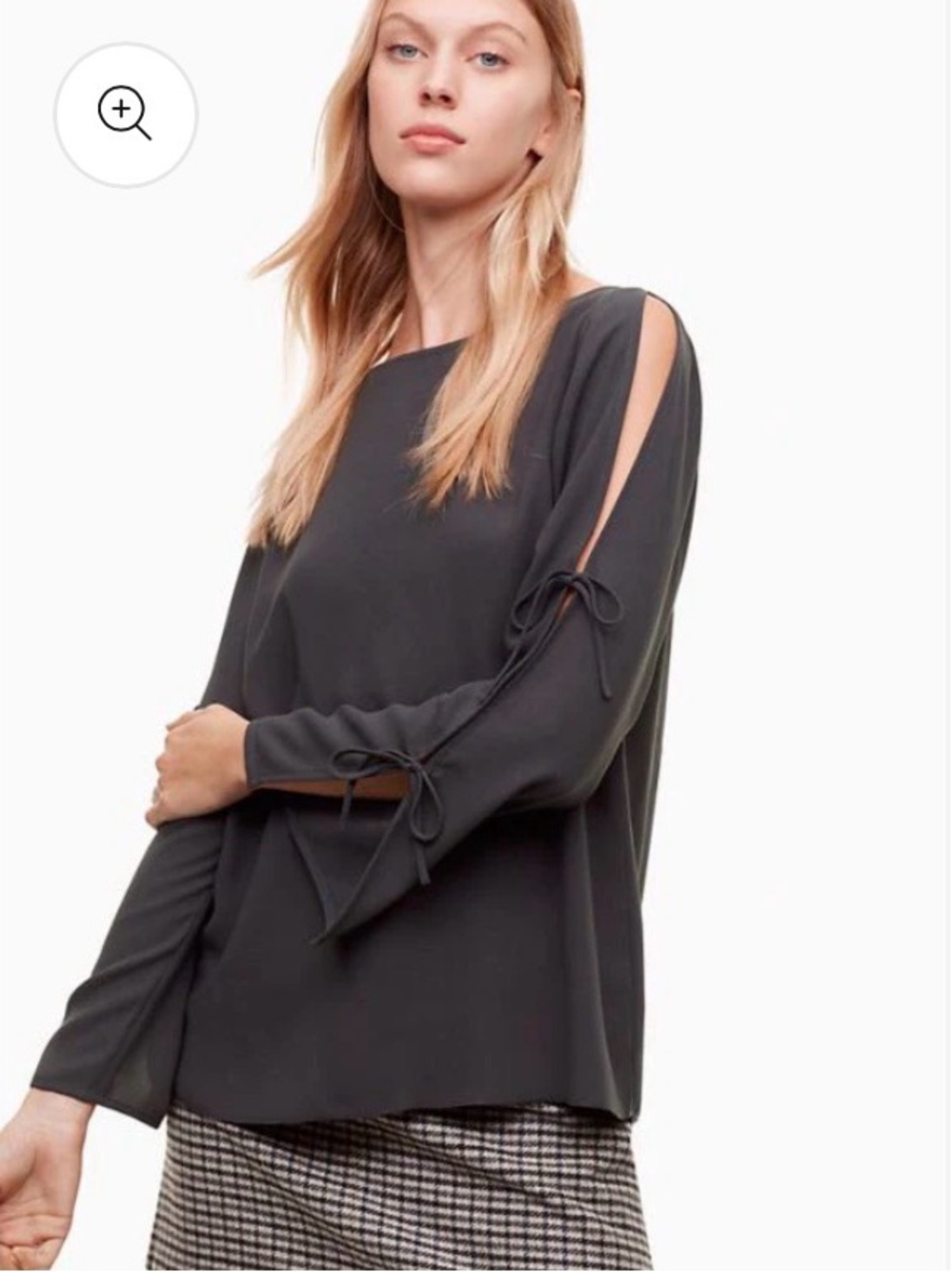 Wilfred Pozzi Blouse with Tie Sleeves